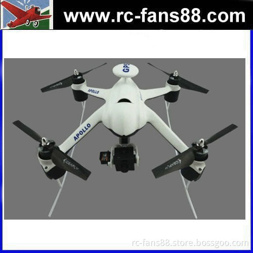 Apollo-A is a RTF quad-rotor designed for sports video hobbyists